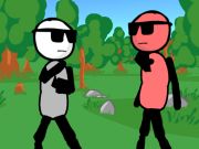 Gêm Gwn Stickman- Llai o Ymladd ar-lein Gêm Gwn Stickman- Llai o Ymladd ar-lein