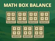 Gêm Cydbwysedd blwch mathemateg ar-lein