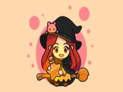 Gêm Potion Uno Witch ar-lein