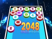 Gêm 2048 Cenhadaeth Gofod ar-lein
