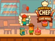 Gêm Rhyfeloedd Cacennau Cogydd MiniCraft ar-lein