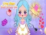 Gêm Gwisg Doll Seren Fyw i fyny ar-lein