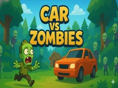 Gêm Car vs Zombies ar-lein