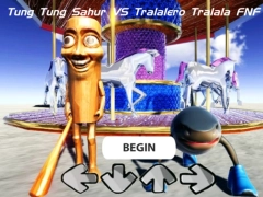 Gêm Tung tung sahur vs tralero tralala fnf ar-lein