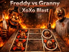 Gêm Freddy vs Granny XoXo Blast ar-lein