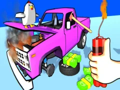 Gêm Torri'r car yn ddarnau! ar-lein