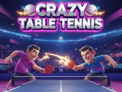 Gêm Tenis Bwrdd Crazy ar-lein