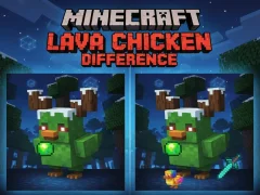 Gêm Minecraft Gwahaniaeth Cyw Iâr Lafa ar-lein Gêm Minecraft Gwahaniaeth Cyw Iâr Lafa ar-lein