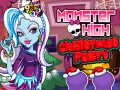 Gêm Parti Nadolig Monster High ar-lein Gêm Parti Nadolig Monster High ar-lein