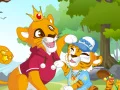Gêm Mam a Baby Tiger ar-lein