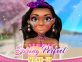 Gêm Make-Up Perffaith y Gwanwyn ar-lein
