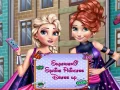 Gêm Pryntei Superhero Gaeaf Dress Up ar-lein