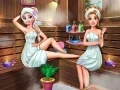 Gêm Sauna Brenhines yr Iâ Bywyd Real ar-lein