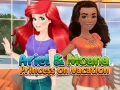 Gêm Ariel a Moana: Tywysoges ar Wyliau ar-lein Gêm Ariel a Moana: Tywysoges ar Wyliau ar-lein