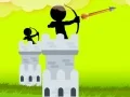 Gêm Castell yr Archwr Stickman ar-lein
