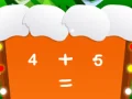 Gêm Nadolig a mathemateg ar-lein