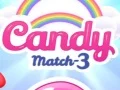 Gêm Candy Match 3 ar-lein