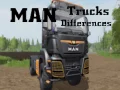 Gêm Gwahaniaethau mewn Lori MAN ar-lein