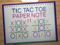 Gêm Tic Tac Toe Nodyn Papur 2 ar-lein