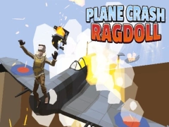 Gêm Efelychydd ragdoll damwain awyren ar-lein