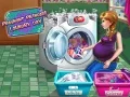Gêm Tywysoges Beichiog: Diwrnod Golchi ar-lein