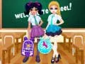 Gêm Cystadleuaeth Darluniad Bag Ysgol Jacqueline ac Eliza ar-lein Gêm Cystadleuaeth Darluniad Bag Ysgol Jacqueline ac Eliza ar-lein