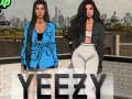 Gêm Ffasiwn Chwiorydd Yeezy ar-lein Gêm Ffasiwn Chwiorydd Yeezy ar-lein