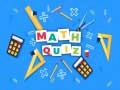 Gêm Gêm Cwis Mathemateg ar-lein