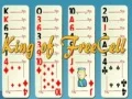 Gêm Brenin FreeCell ar-lein