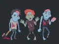 Gêm Cilfach Zombi a Sgleton ar-lein