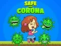 Gêm Yn ddiogel rhag Corona ar-lein