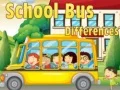 Gêm Gwahaniaethau yn y bws ysgol ar-lein