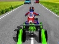 Gêm Raswr Quad ATV mewn Traffig ar-lein