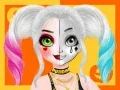 Gêm Tiwtorial Makeup Hanner Wyneb y Frenhines Hallowe’en ar-lein