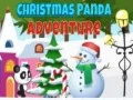 Gêm Antur Pandas Nadolig ar-lein