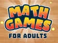 Gêm Gemau Mathemateg ar gyfer Oedolion ar-lein