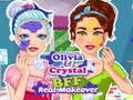 Gêm Crystal a Olivia: Gwneuthuriad Real o Ffrindiau Gorau ar-lein Gêm Crystal a Olivia: Gwneuthuriad Real o Ffrindiau Gorau ar-lein