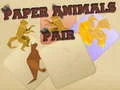 Gêm Pâr o Anifeiliaid Papur ar-lein