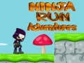 Gêm Anturiaethau Rhedeg Ninja ar-lein