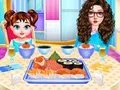 Gêm Coginio Sushi i'r Baban Taylor ar-lein Gêm Coginio Sushi i'r Baban Taylor ar-lein