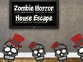 Gêm Dianc yn y Tŷ Arswyd Zombie ar-lein