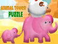 Gêm Puzzll Tŵr Anifeiliaid ar-lein