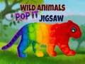 Gêm Anifeiliaid gwyllt Pop It Pwsli ar-lein