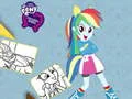 Gêm Llyfr Pinnau Equestria Girls ar-lein