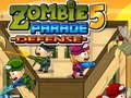 Gêm Amddiffyn Y Parade Zombi 5 ar-lein