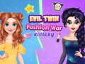 Gêm Rivalri Ffasiwn y Twins drwg ar-lein Gêm Rivalri Ffasiwn y Twins drwg ar-lein