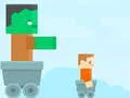 Gêm Rhediad Blockminer ar-lein