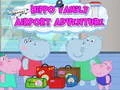 Gêm Anturiaeth Teulu Hippo yn yr maes awyr ar-lein