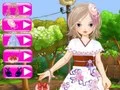 Gêm Merch Ffynhonnus Mia: Gwisgo ar-lein Gêm Merch Ffynhonnus Mia: Gwisgo ar-lein