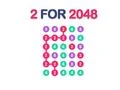 Gêm 2 ar gyfer 2048 ar-lein